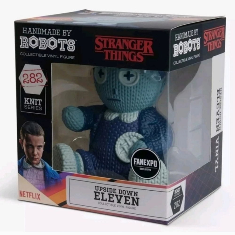Stranger Things Eleven 282 Upside Down Handmade By Robots Vinyl Figure Gift NIB